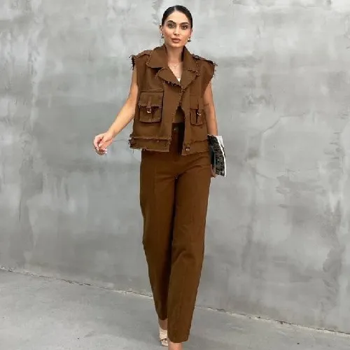 Belted Hunter Vest Set