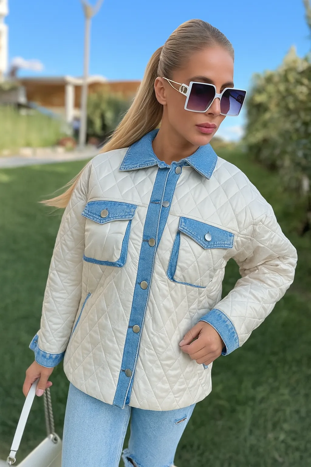 Jaket Puff And Jeans